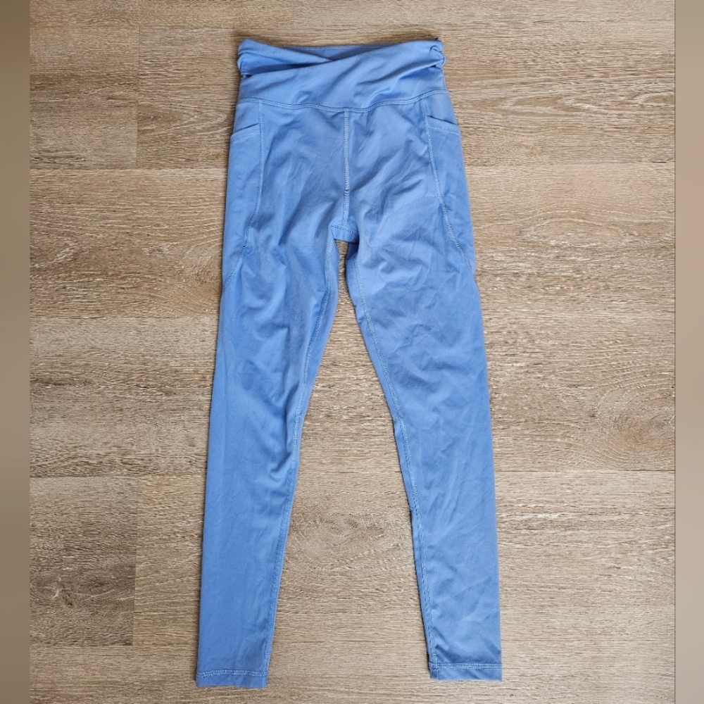 DKNY Sport Baby Blue Leggings - Size Small